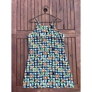 Vintage-Inspired Floral Mini Dress – Size S/M